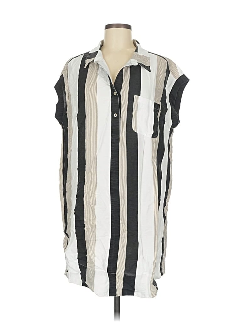 Pre-owned Kori America Casual Dress In Gray