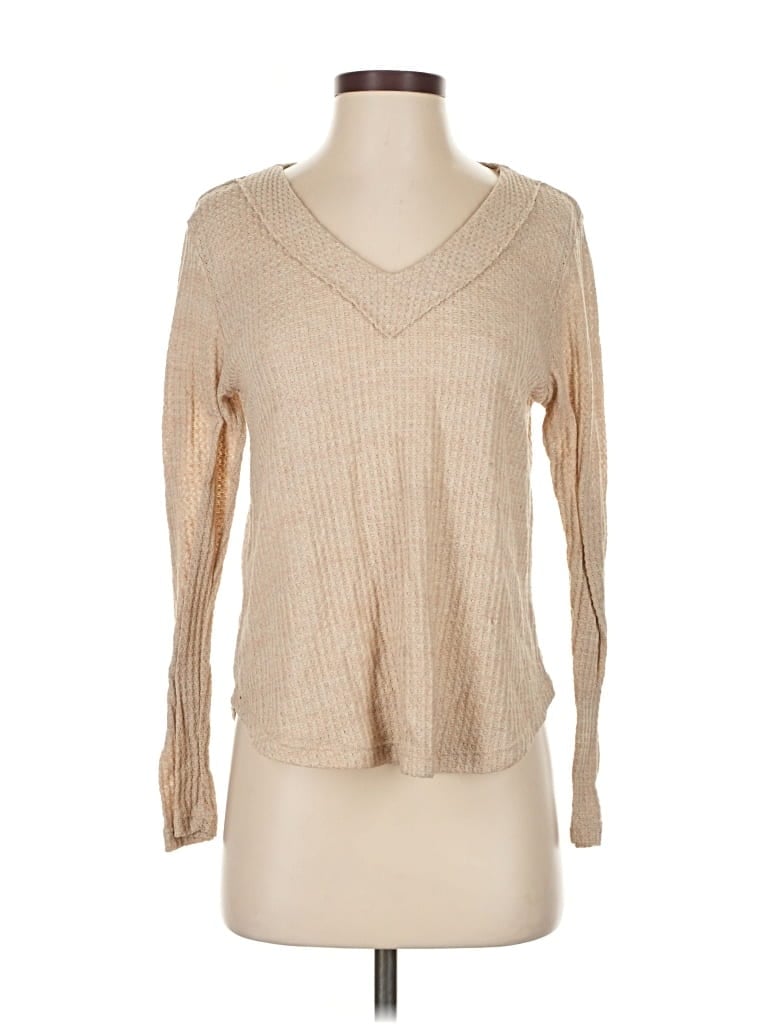 Pre-owned Altar'd State Pullover Sweater In Brown