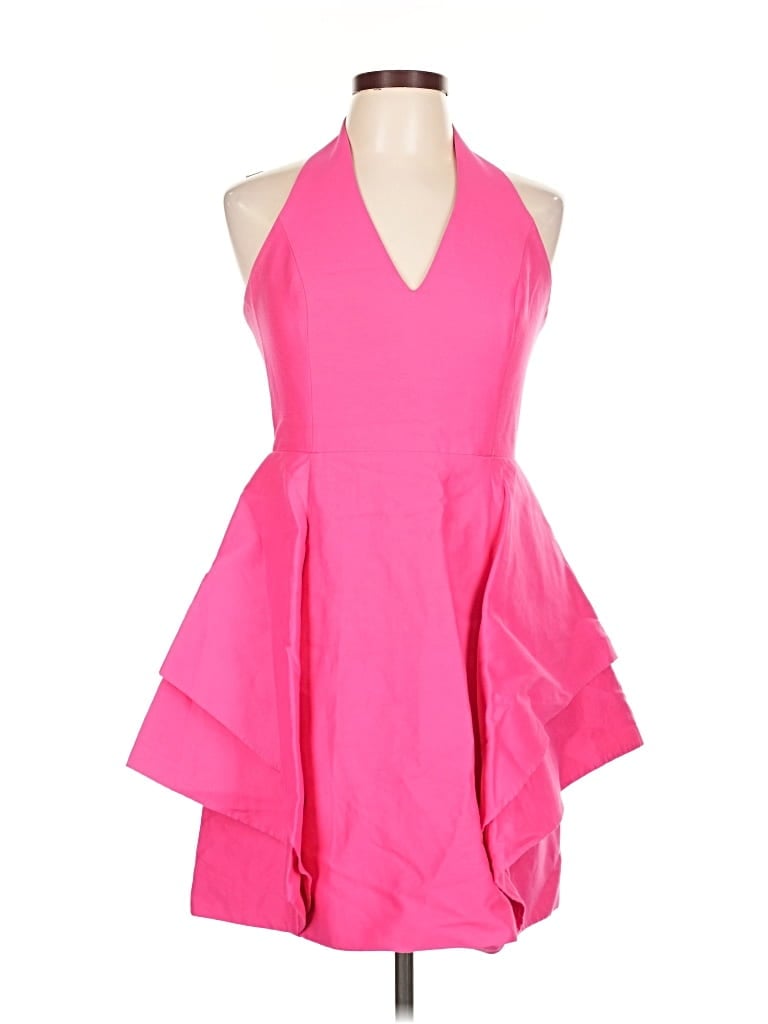 Click to view more detailed imagery on our partner's website Pre-owned Halston Heritage Cocktail Dress In Pink