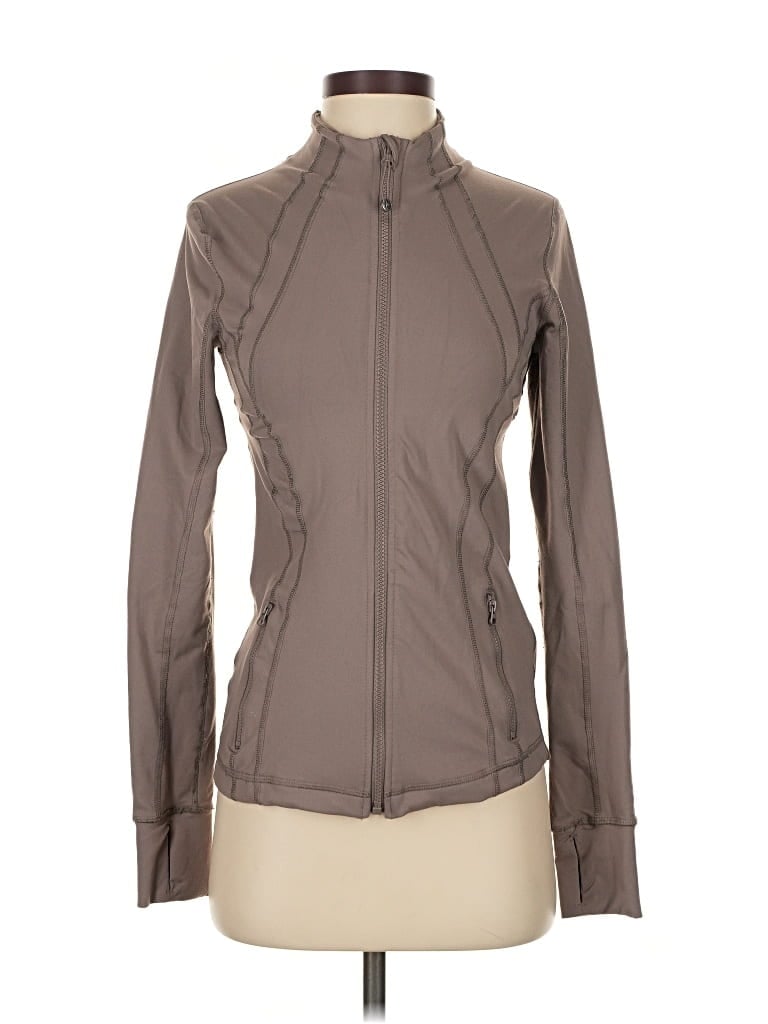 Pre-owned 90 Degree By Reflex Track Jacket In Gray