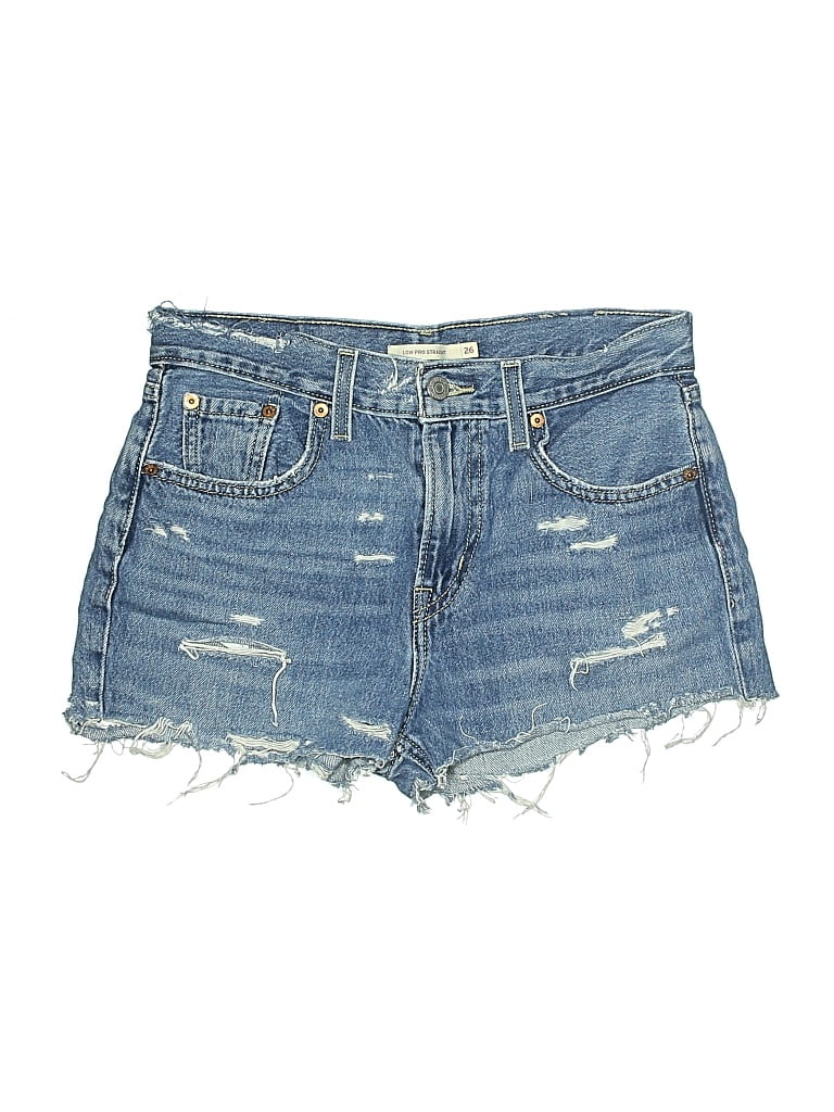 Pre-owned Levi's Denim Shorts In Blue