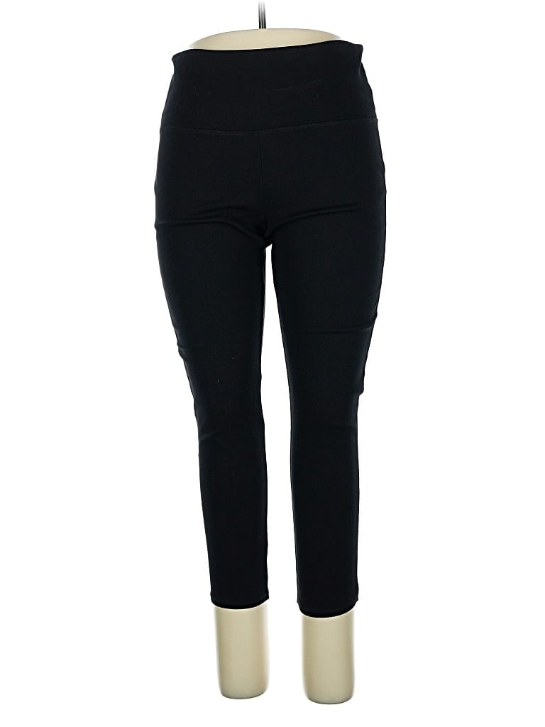 Pre-owned Jones & Co Active Pants In Black