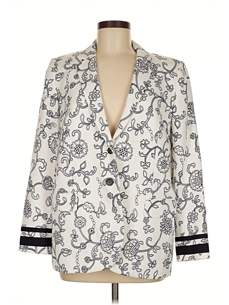 Escada Blazer Jacket In White