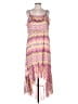 Torrid 100% Polyester Chevron-herringbone Pink Casual Dress Size Lg Plus (0) - photo 1