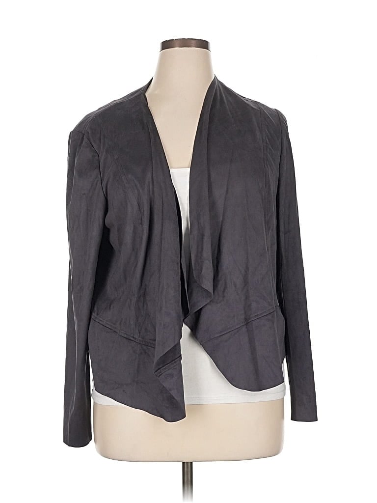 Click to view more detailed imagery on our partner's website Pre-owned Anne Klein Blazer Jacket In Gray