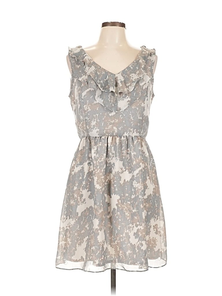 Pre-owned Gap Outlet Casual Dress In Gray