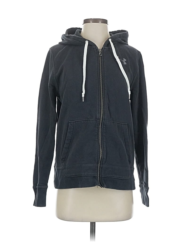 Pre-owned Under Armour Zip Up Hoodie In Gray