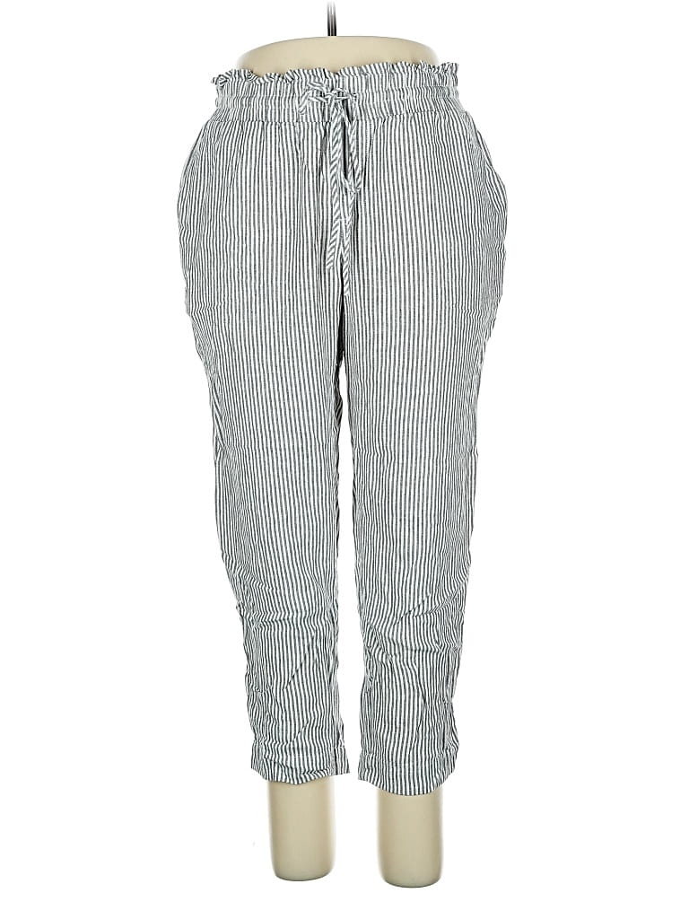 Pre-owned A New Day Linen Pants In Gray