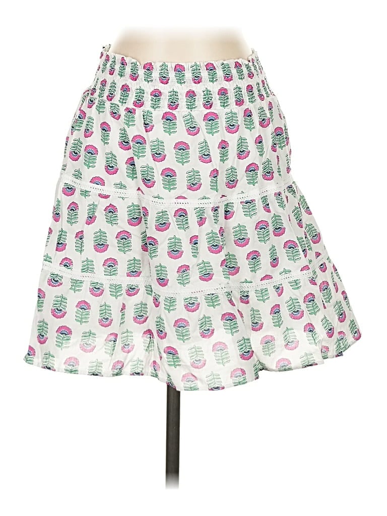 Pre-owned J.crew Factory Store Casual Skirt In White