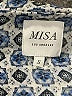 MISA Los Angeles 100% Polyester Blue 3/4 Sleeve Blouse Size S - photo 6