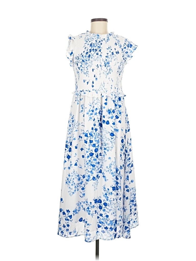 Pre-owned Sugarlips Casual Dress In Blue