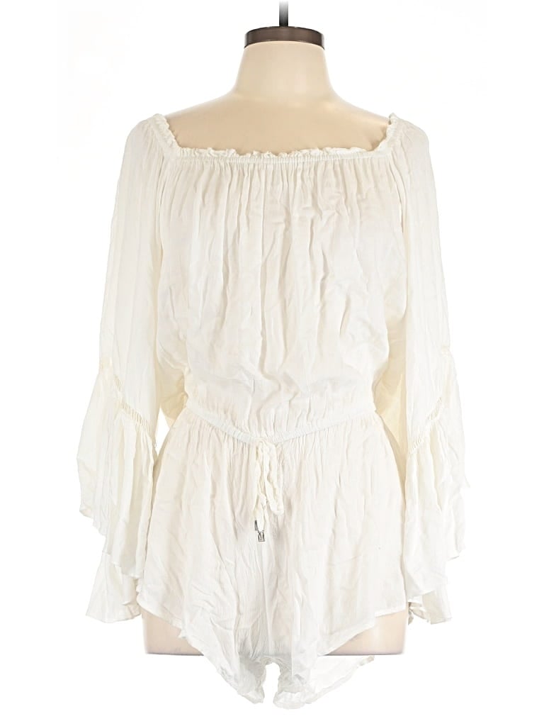 Pre-owned Elan Romper In White