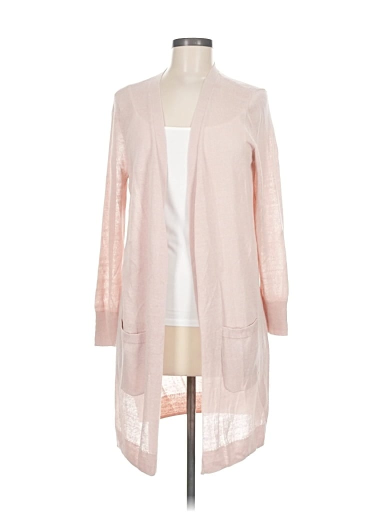 Pre-owned Halogen Cardigan Sweater In Pink