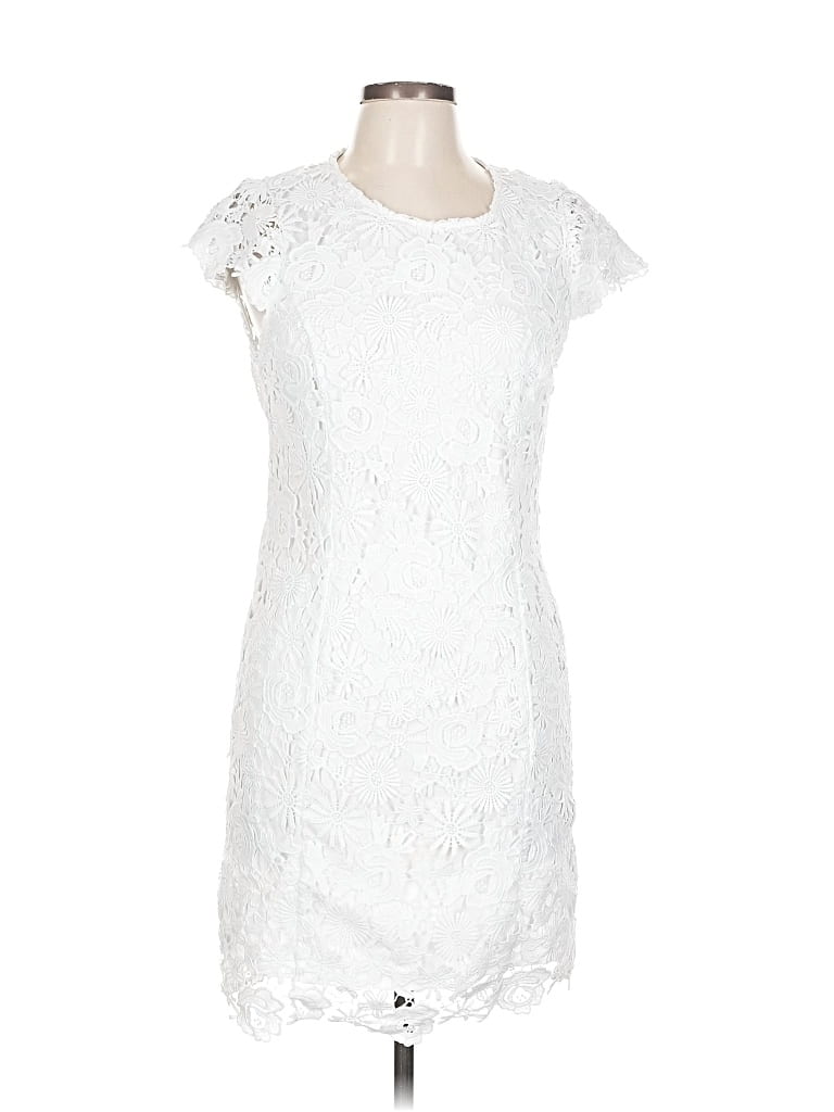 Pre-owned Lulus Cocktail Dress In White