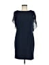 DKNY Solid Blue Cocktail Dress Size 6 - photo 1