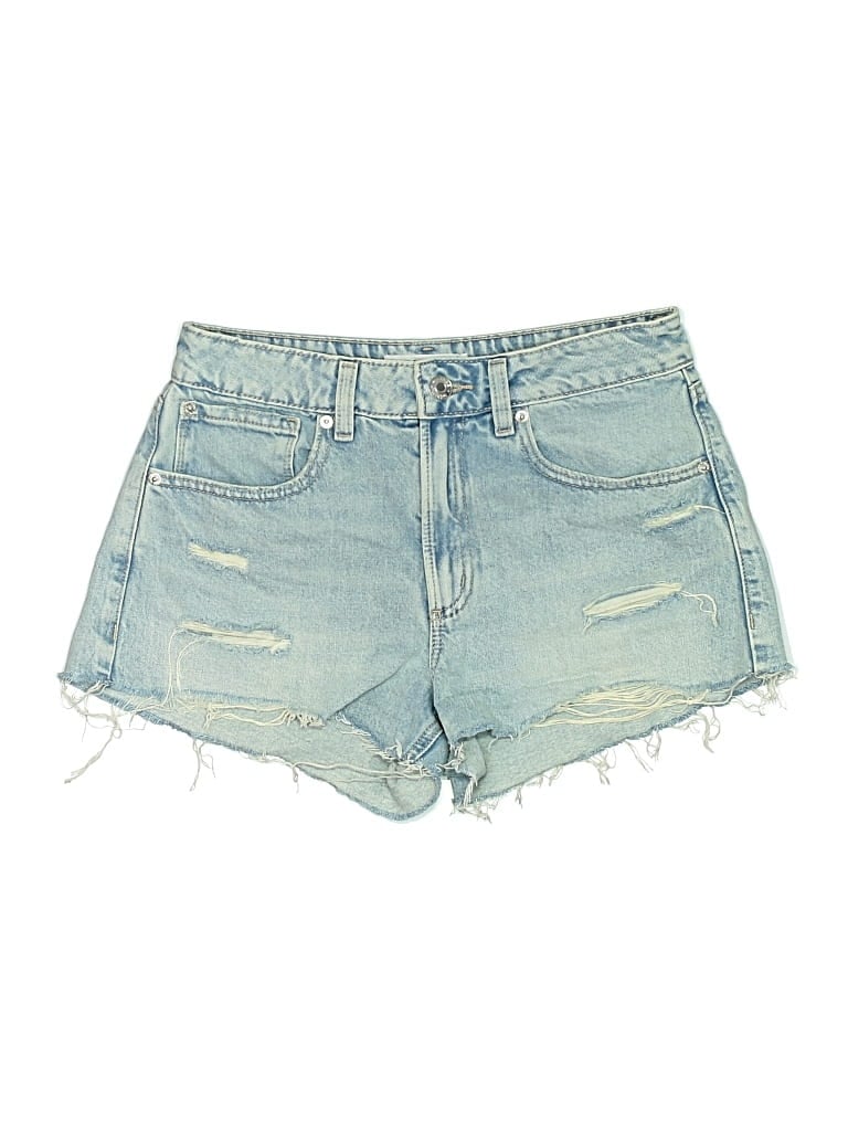 Pre-owned Garage Denim Shorts In Blue
