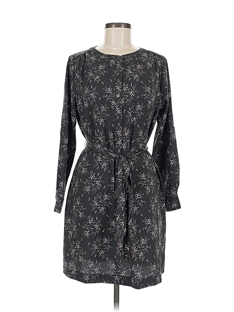 Pre-owned Ann Taylor Loft Outlet Casual Dress In Gray