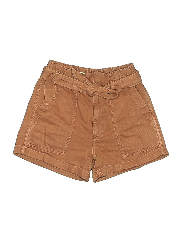 Pre-owned Amo Khaki Shorts In Brown