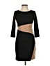 Drew Color Block Black Cocktail Dress Size 2 - photo 1