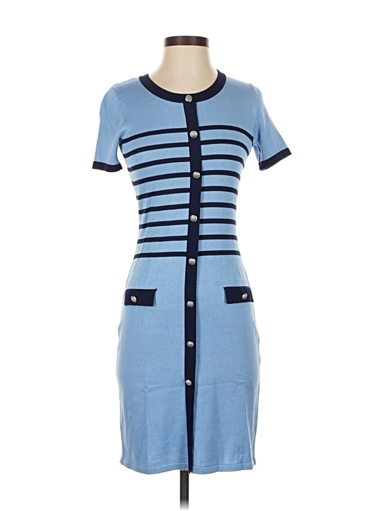 Pre-owned Taylor Casual Dress In Blue