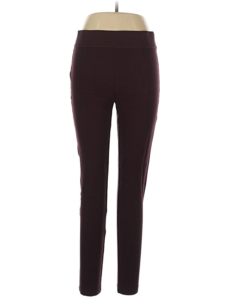 Pre-owned Ann Taylor Loft Active Pants In Burgundy