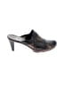Stuart Weitzman Black Brown Mule/Clog Size 8 1/2 - photo 1