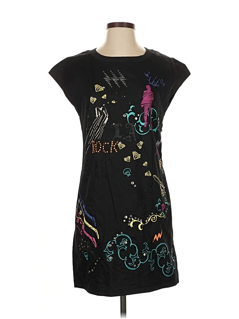 Pre-owned Mng Cocktail Dress In Black