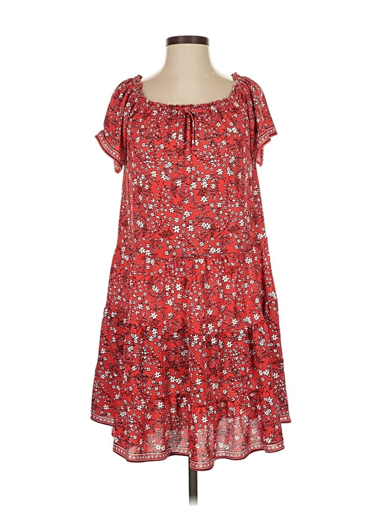 Pre-owned Max Studio Casual Dress In Red
