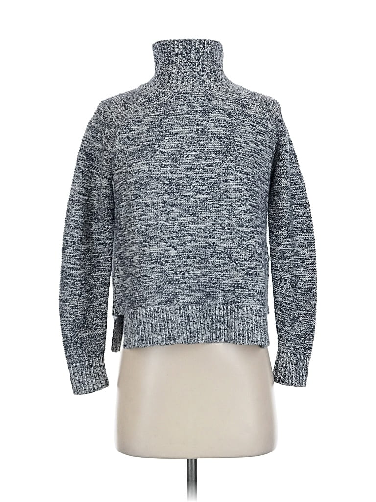 Pre-owned Madewell Turtleneck Sweater In Gray