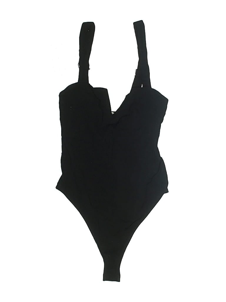 Pre-owned Intimately By Free People Bodysuit In Black