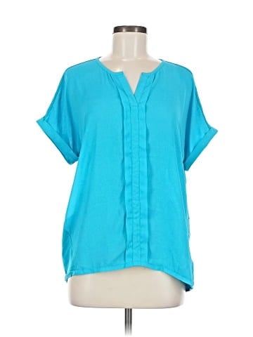 Dana Buchman Short Sleeve Blouse (view 1)