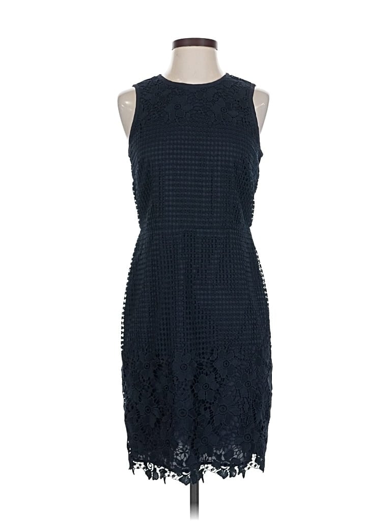 Pre-owned Ann Taylor Cocktail Dress In Blue