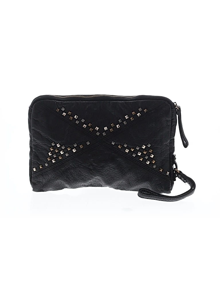 Pre-owned Converse One Star Wristlet In Black