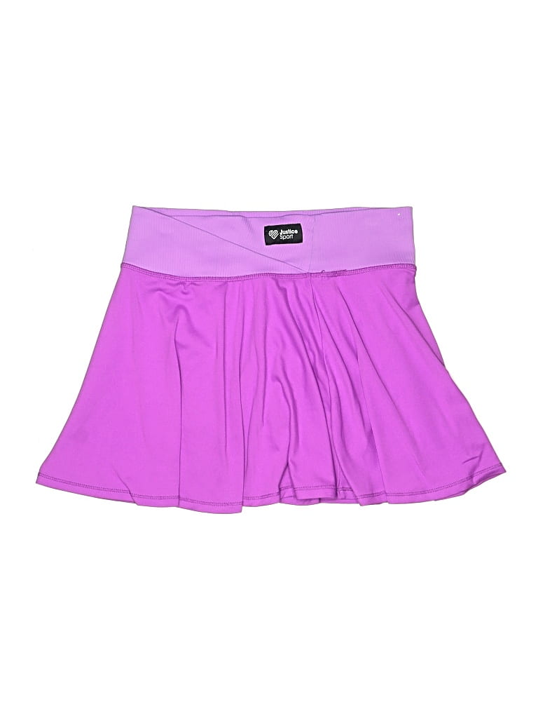Pre-owned Justice Kids' Active Skirt In Purple
