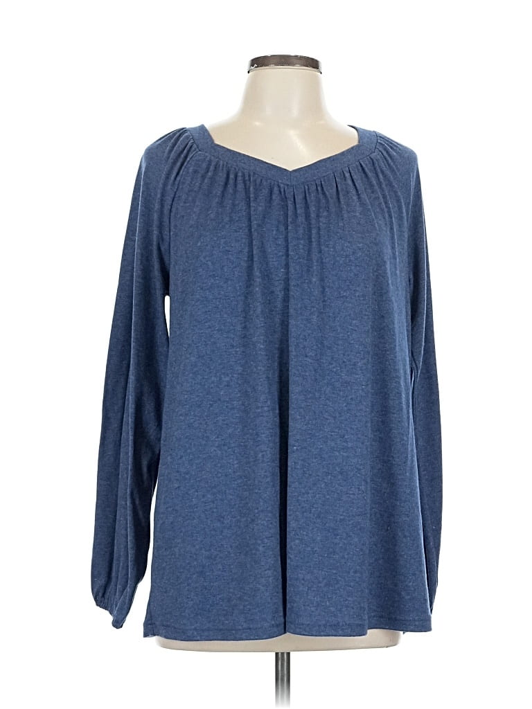 UNBRANDED Pre-owned Long Sleeve Blouse In Blue