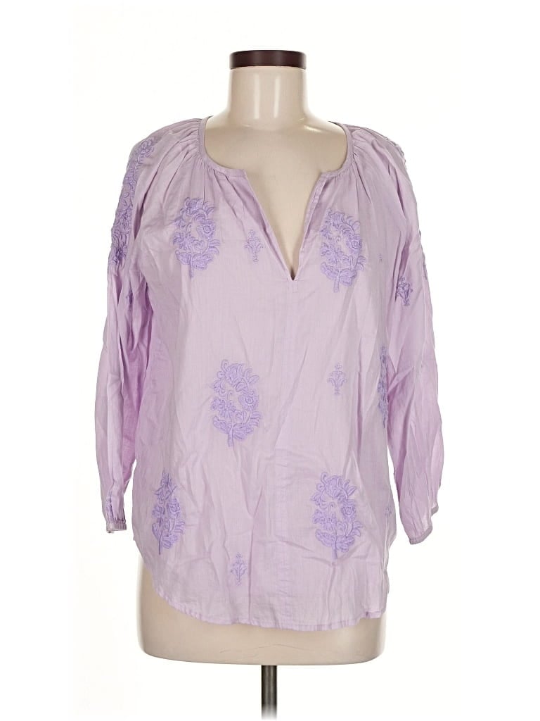ROLLER RABBIT Pre-owned 3/4 Sleeve Blouse In Purple