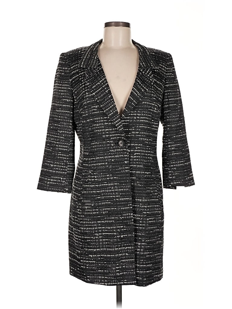 Pre-owned Lafayette 148 Coat In Black