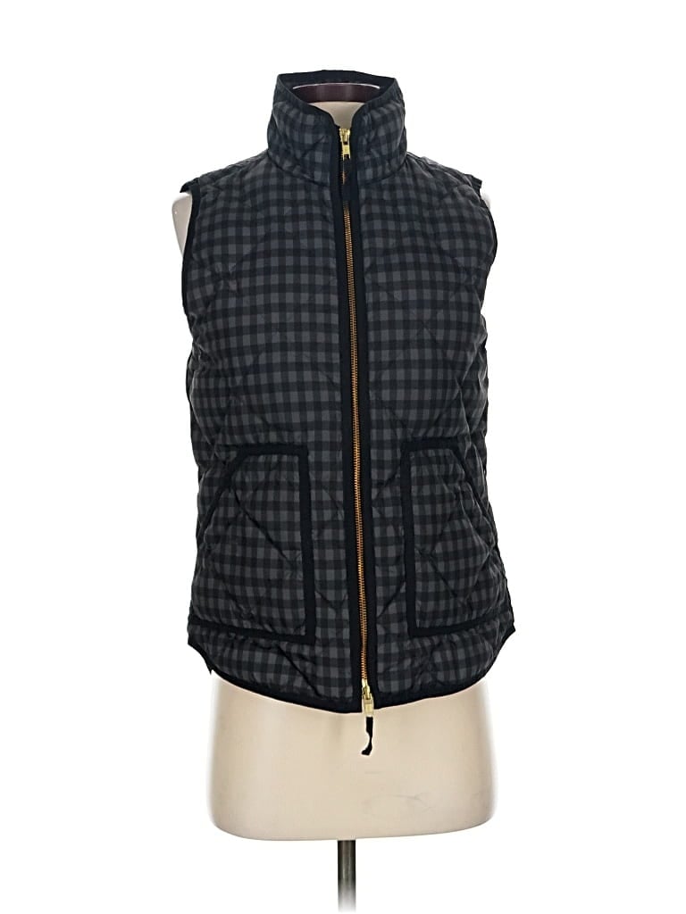 Pre-owned J.crew Factory Store Vest In Black