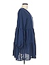 Unbranded Solid Blue Casual Dress Size M - photo 4