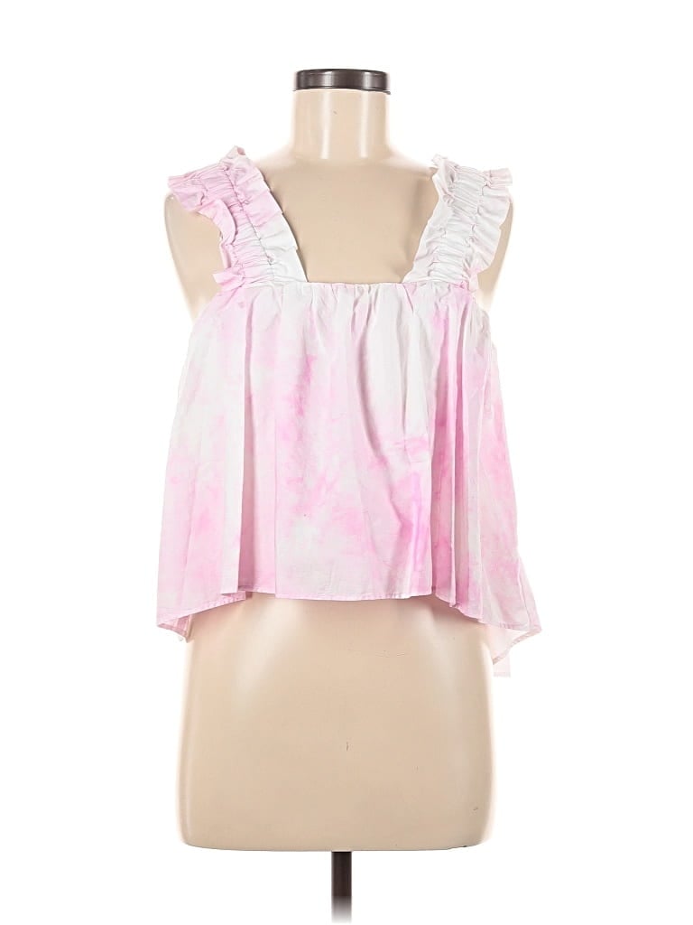 Zara Sleeveless Blouse In Pattern