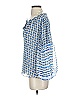 MISA Los Angeles 100% Polyester Blue 3/4 Sleeve Blouse Size S - photo 5