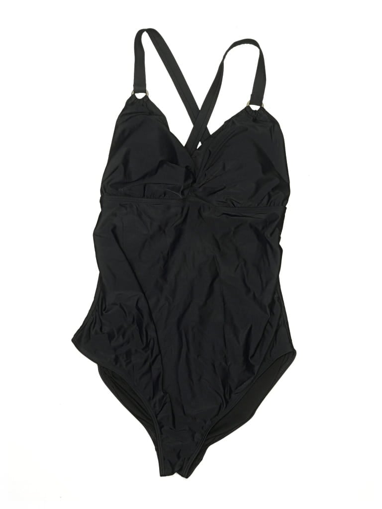 Pre-owned Seraphine One Piece Swimsuit In Black
