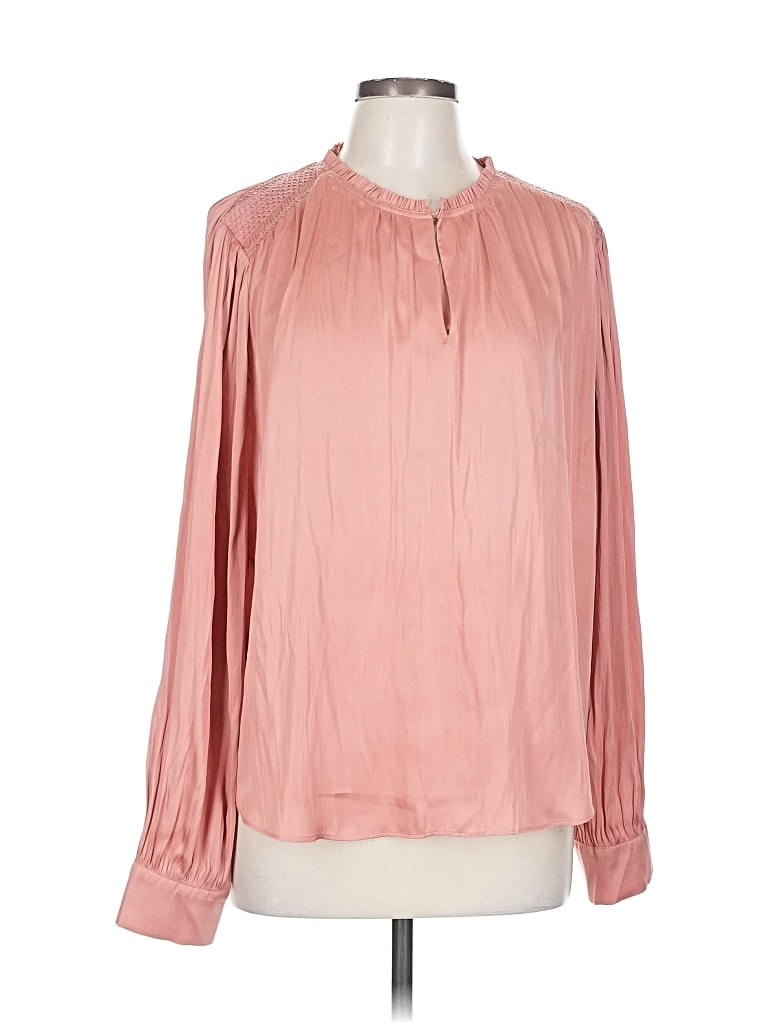 Pre-owned Scotch & Soda Long Sleeve Blouse In Pink