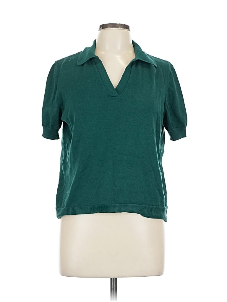 Click to view more detailed imagery on our partner's website Pre-owned Cece Short Sleeve Polo Shirt In Green