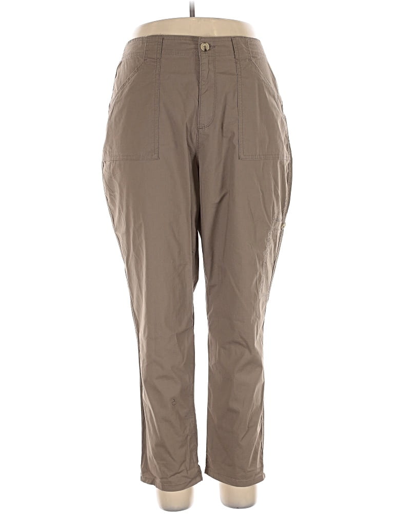 Pre-owned Liz Claiborne Casual Pants In Brown