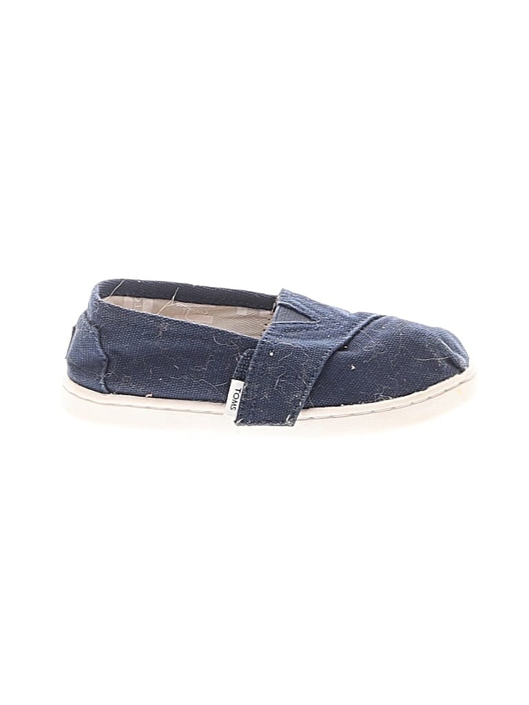 Pre-owned Toms Kids' Sneakers In Blue