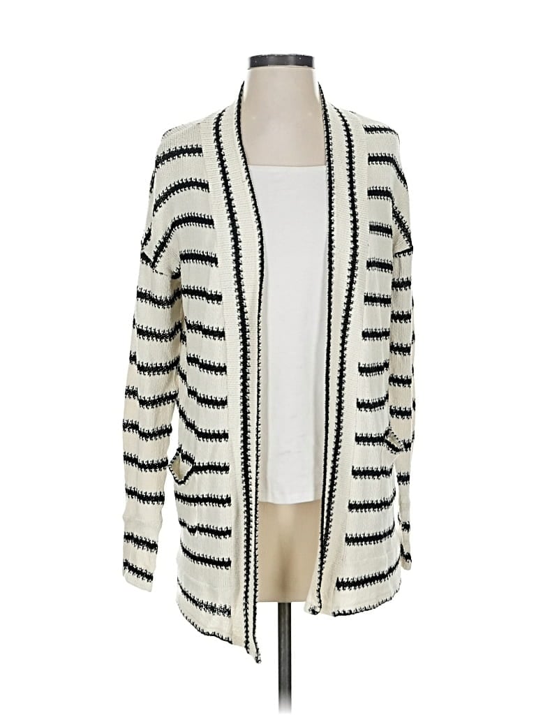 BETTER BE Pre-owned Cardigan Sweater In White