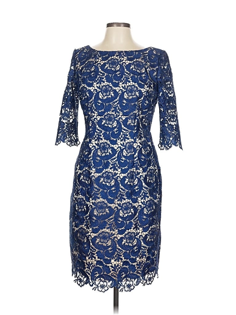 Pre-owned Eliza J Cocktail Dress In Blue