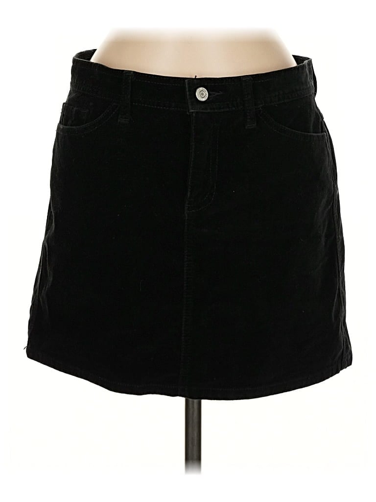Pre-owned Gas Jeans Casual Skirt In Black
