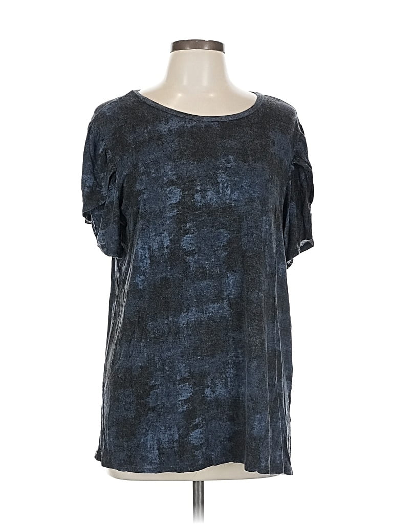 Pre-owned Lularoe Short Sleeve T-shirt In Blue